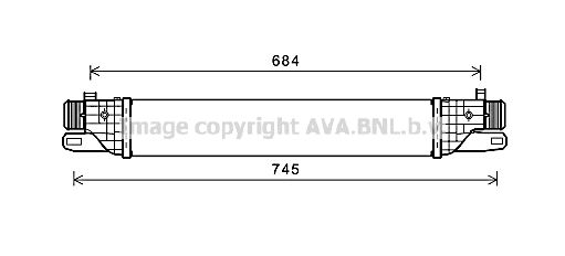 AVA QUALITY COOLING Kompressoriõhu radiaator AL4128